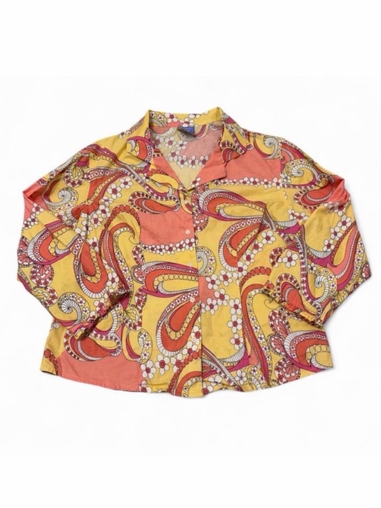 Pine Cone Hill Tops - 3/$20 Pine Cone Hill Floral Paisley Blouse Top Womens Medium Colorful Maximalist